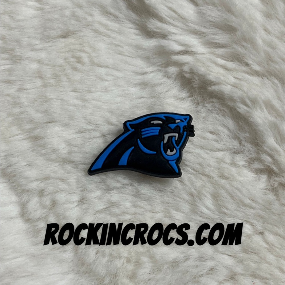 Carolina Panthers Croc Charm